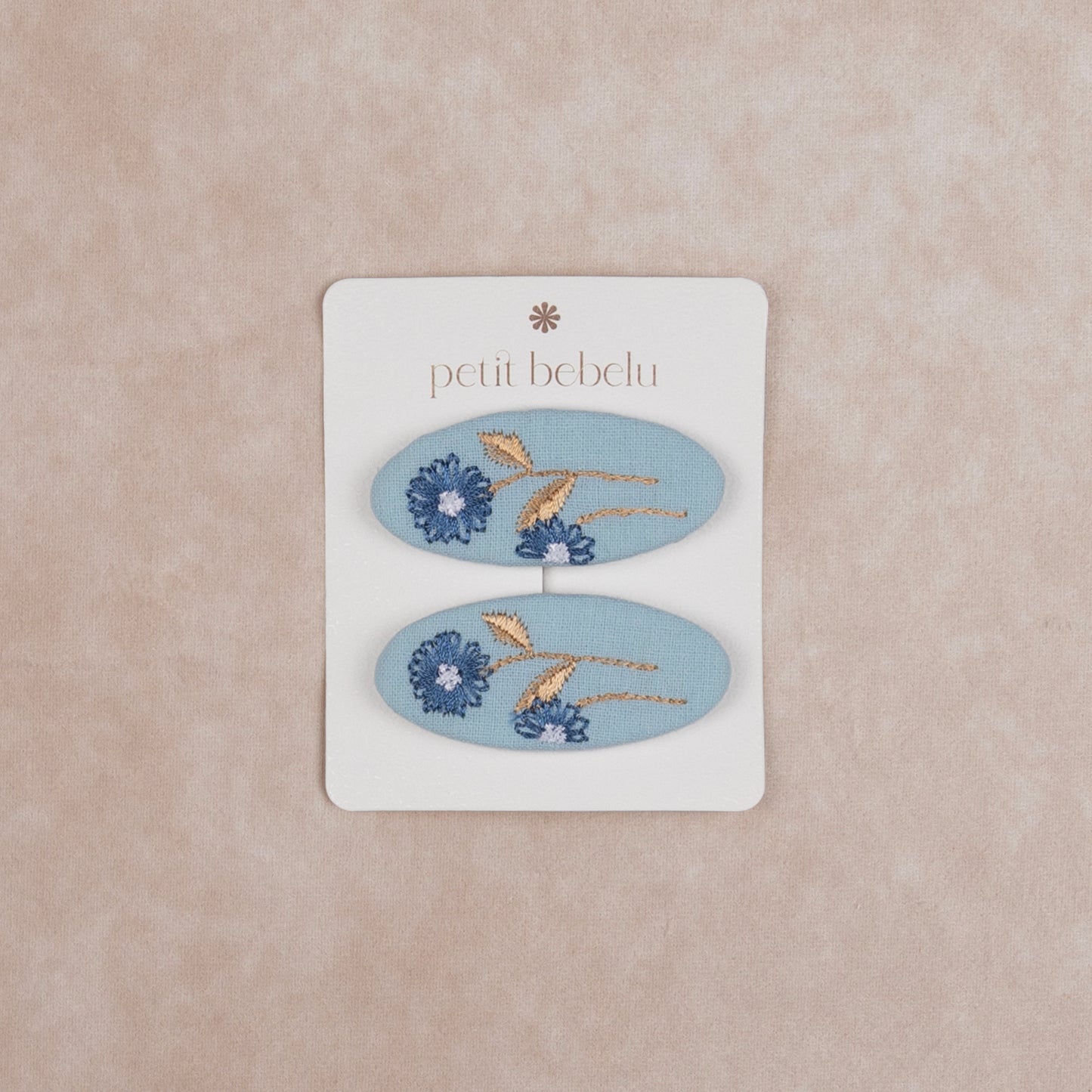 daisy hair clip | blue