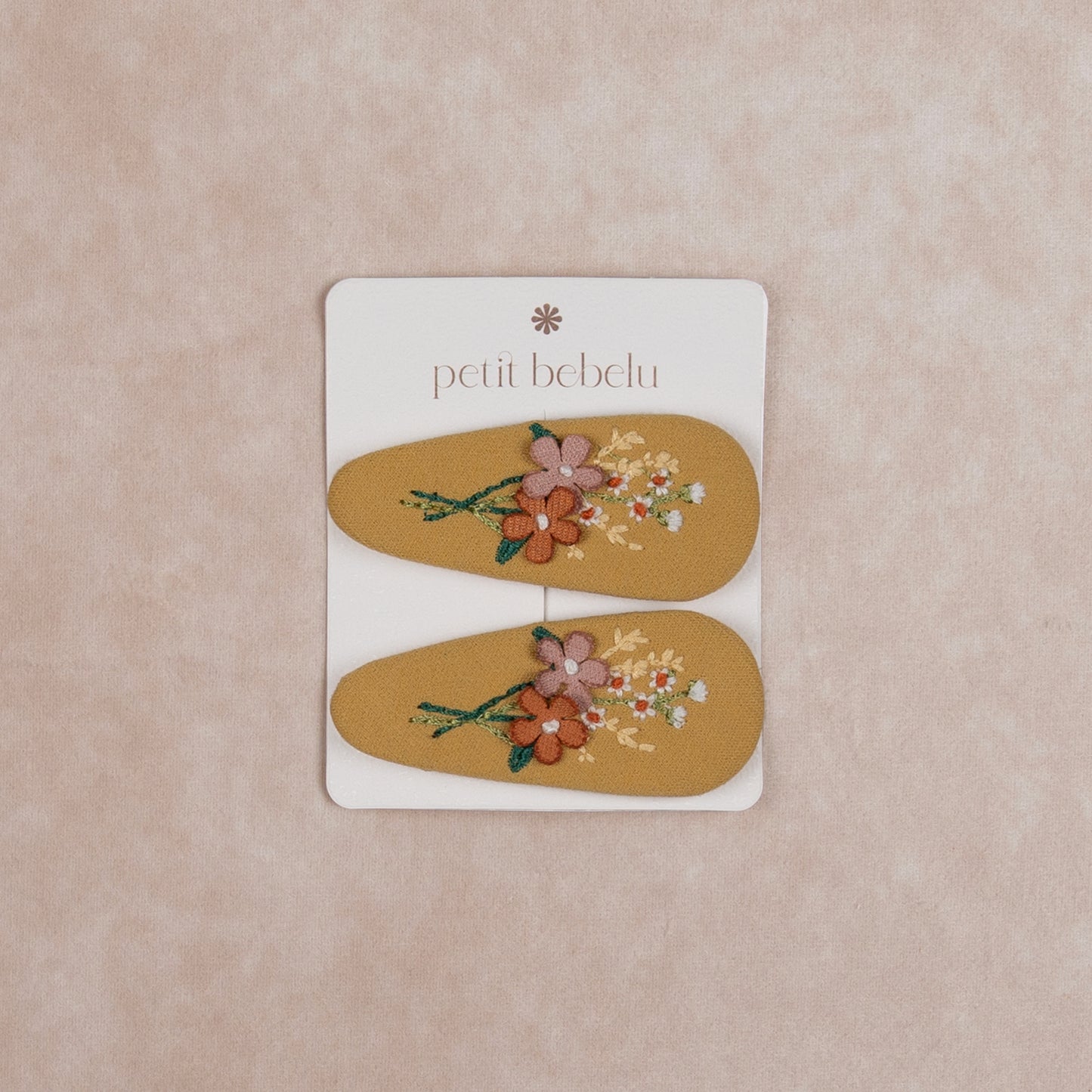 bouquet hair clip | yellow