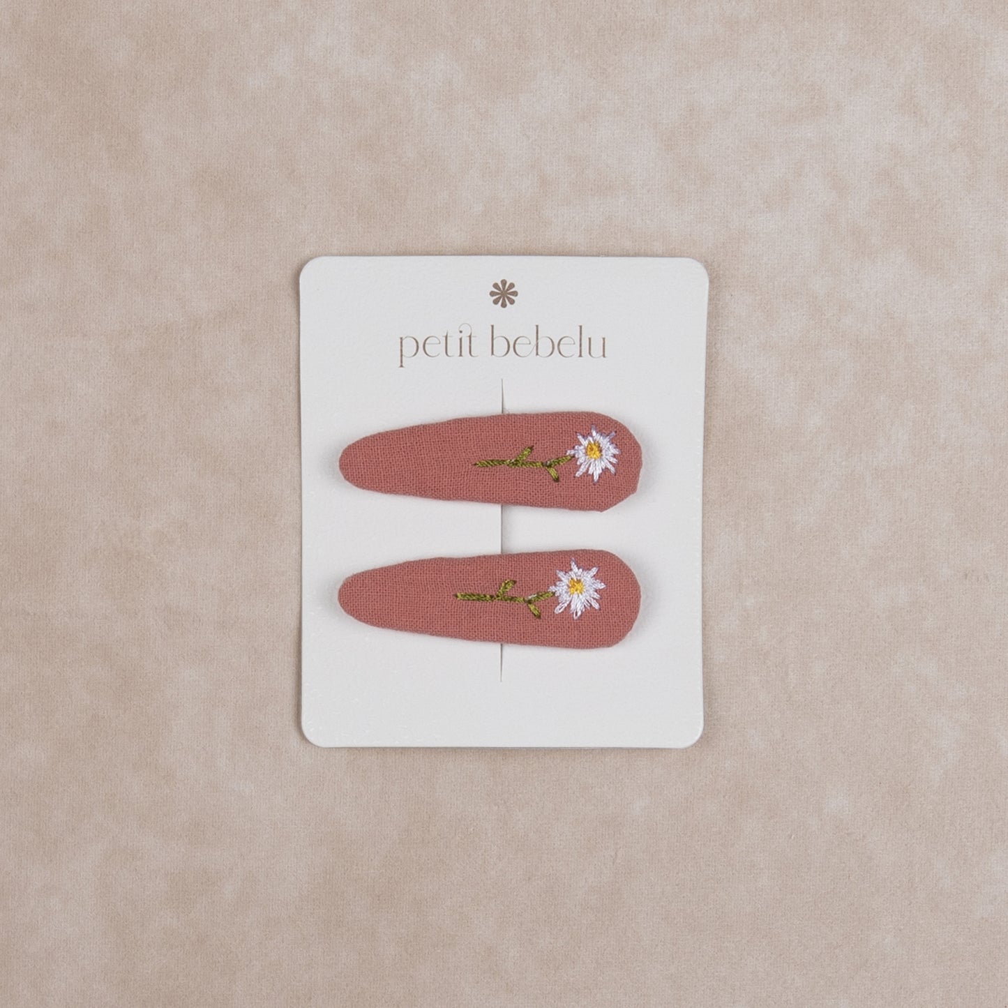 daisy hair clip | pink