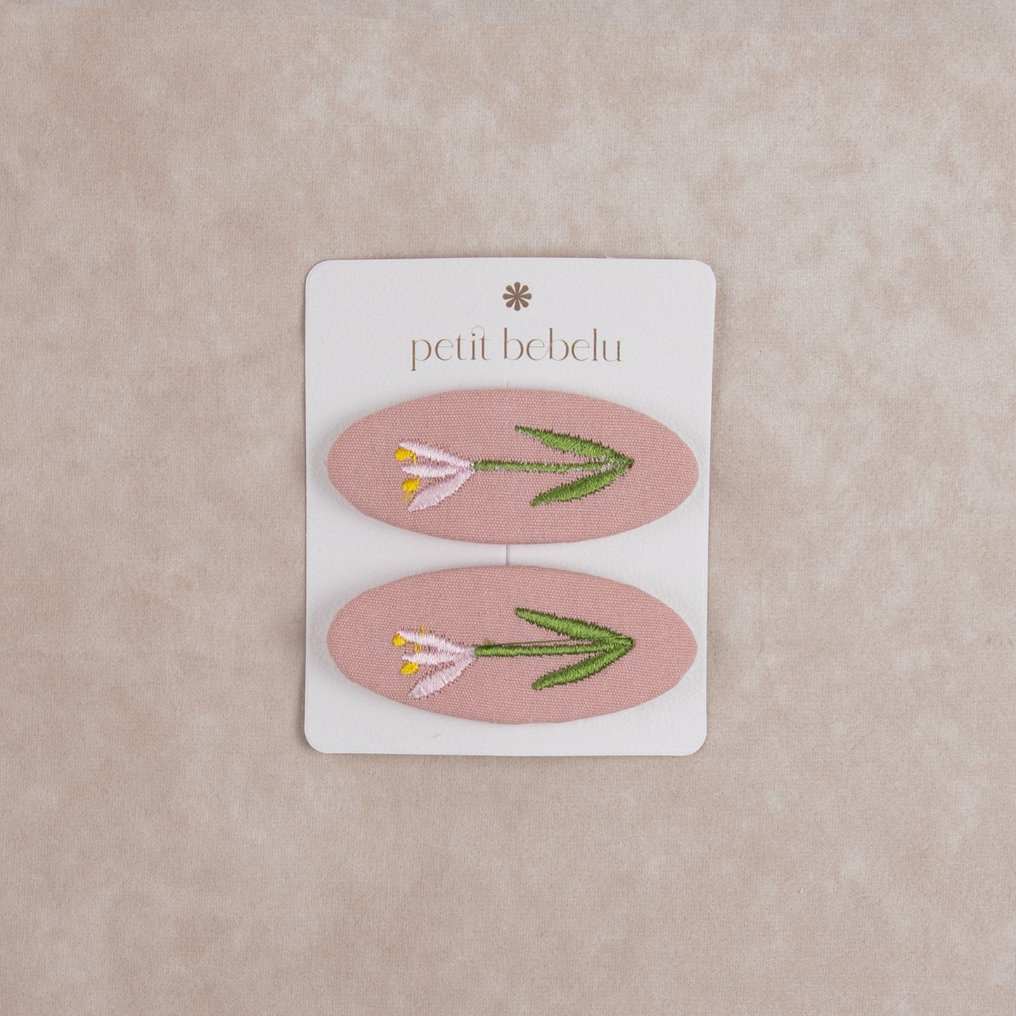 tulip hair clip | pink