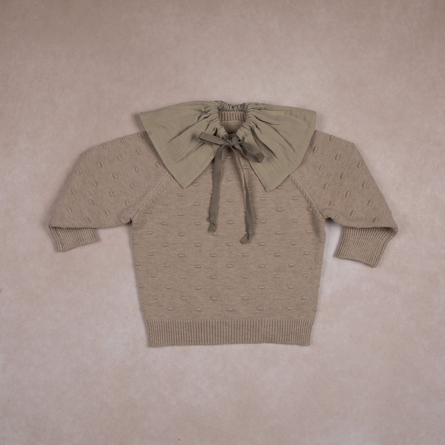 muslin collar | taupe