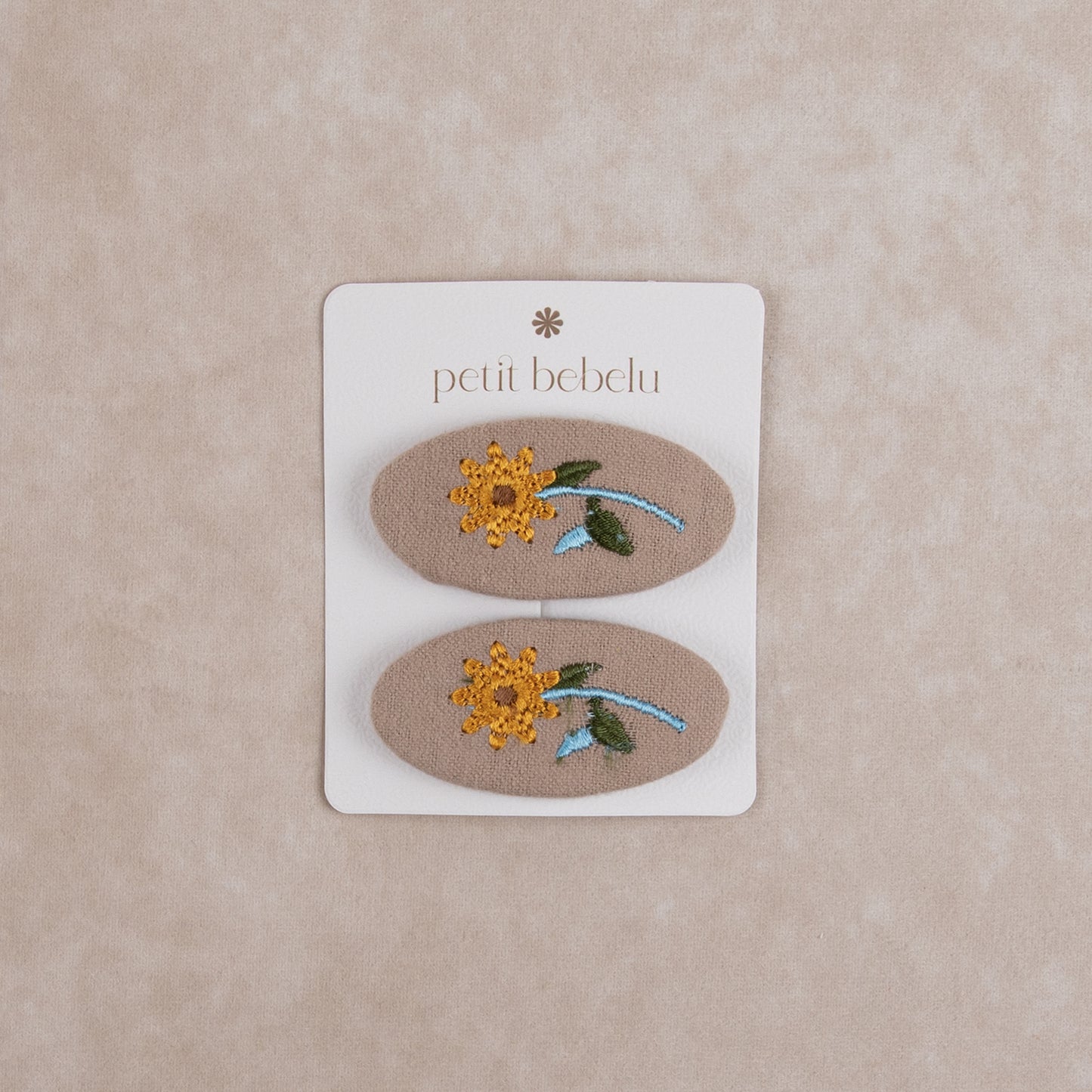 sunflower hair clip | pink