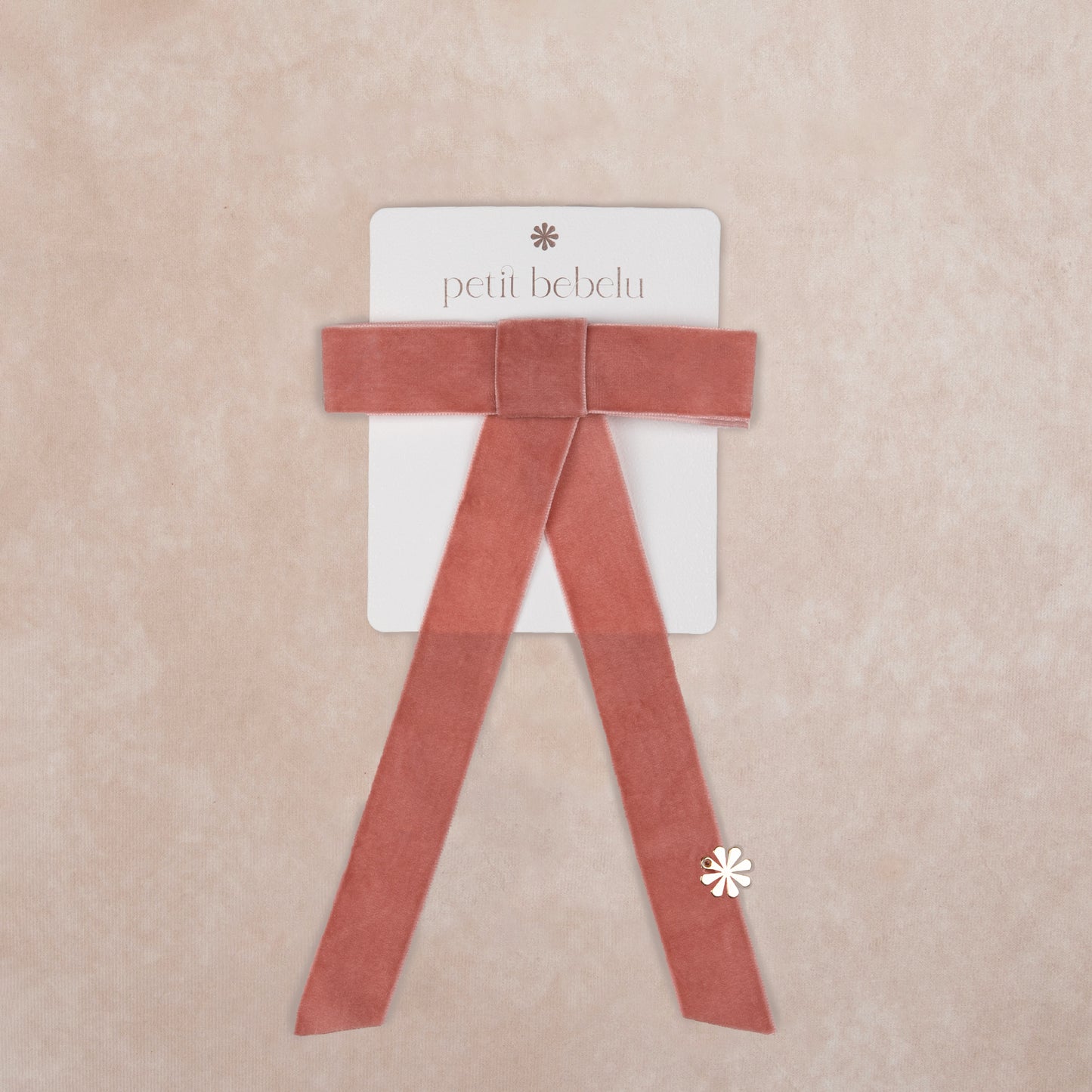 classic velvet bow | mauve