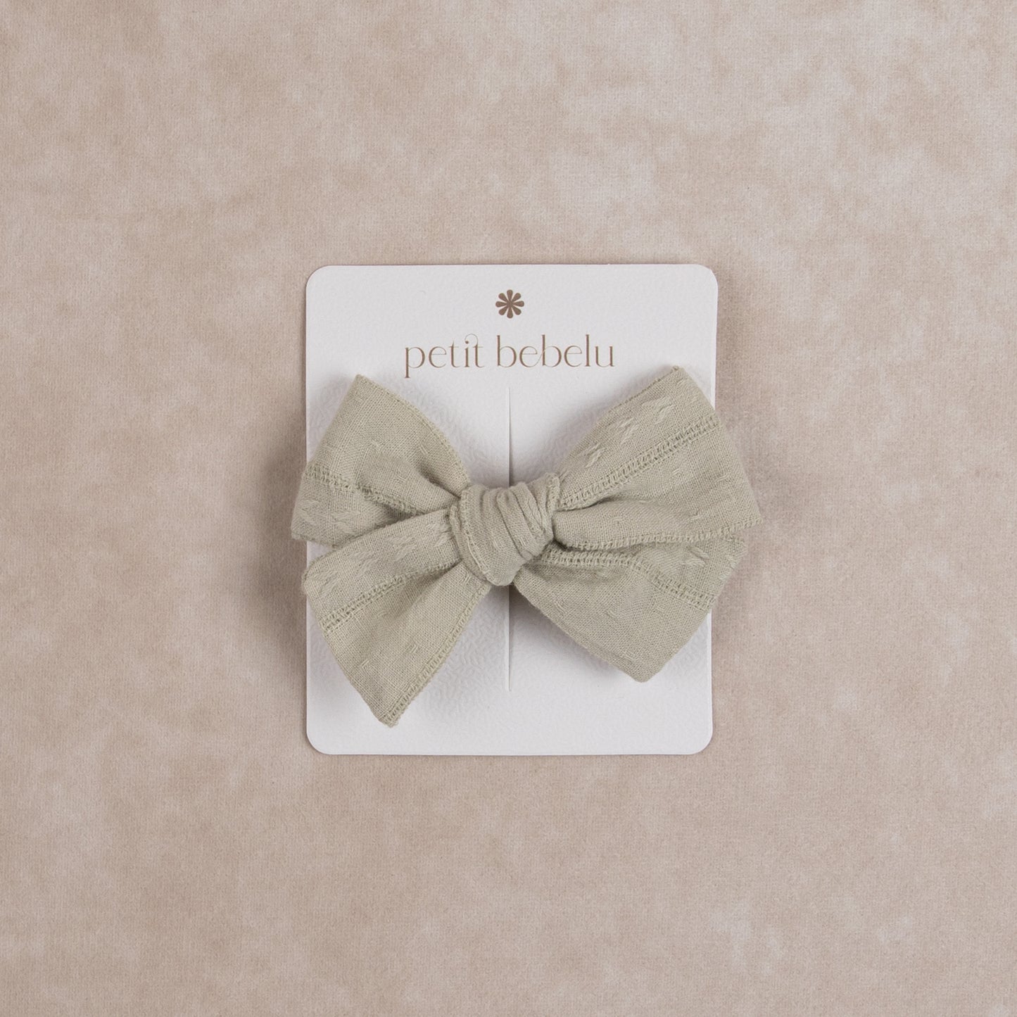 cotton bow | sage